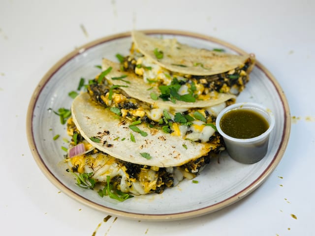 Saag Paneer Tacos